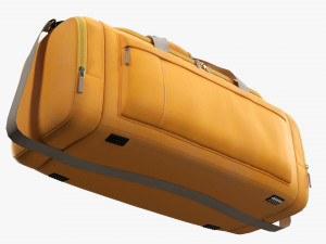 Duffel Travel Sport Bag Yellow 3Dモデル