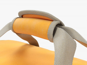 Duffel Travel Sport Bag Yellow 3Dモデル