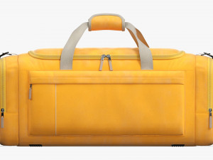Duffel Travel Sport Bag Yellow 3Dモデル