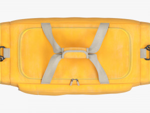 Duffel Travel Sport Bag Yellow 3Dモデル