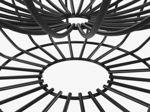 Iron Suspended Wire Basket 3D 模型
