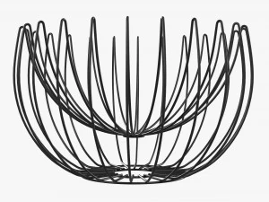 Iron Suspended Wire Basket 3D Model