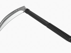 Kusarigama With Cord Plastic 3D 模型