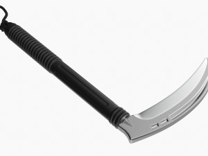 Kusarigama With Cord Plastic 3D 模型