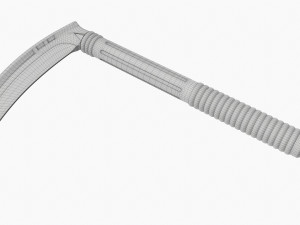 Kusarigama With Cord Plastic 3D 模型