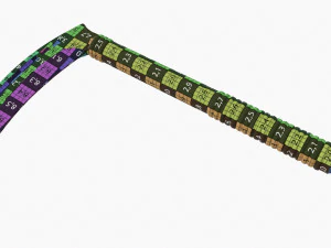 Kusarigama With Cord Plastic 3D Model