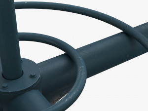 Merry-Go-Round 4-Seat 3D Model