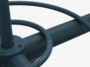 Carrossel de 4 lugares Modelo 3D