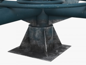 Merry-Go-Round 4-Seat 3D Model