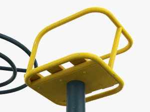 Carrossel de 4 lugares Modelo 3D