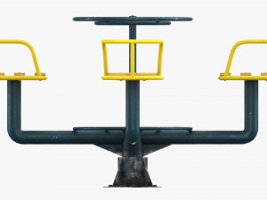 Merry-Go-Round 4-Seat 3D Model