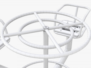 Merry-Go-Round 4-Seat 3D Model