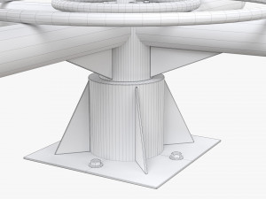Merry-Go-Round 4-Seat 3D Model