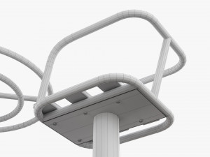 Merry-Go-Round 4-Seat 3D Model