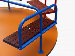 Merry-Go-Round Carousel 05 Model 3D