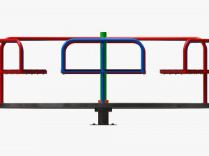 Merry-Go-Round Carousel 05 Model 3D