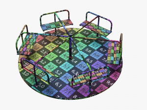 Merry-Go-Round Carousel 05 Model 3D