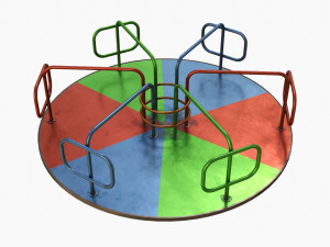 Merry-Go-Round Carousel 06 Modelo 3D