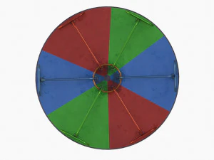 Merry-Go-Round Carousel 06 3D Model