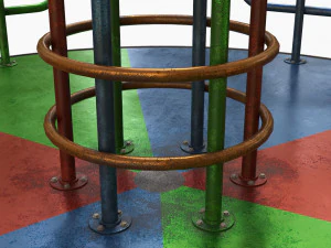 Merry-Go-Round Carousel 06 3D Model