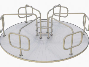 Merry-Go-Round Carousel 06 3D Model