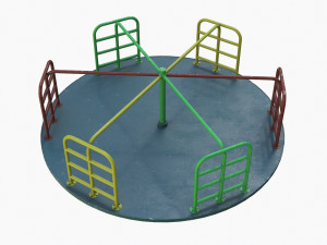 Merry-Go-Round Carousel 07 Modelo 3D