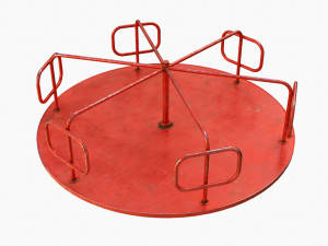 Merry-Go-Round Carousel 08 3D Model