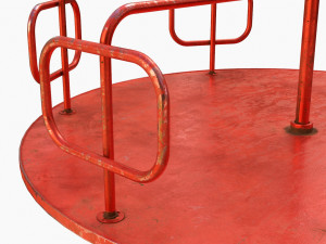 Merry-Go-Round Carousel 08 Model 3D