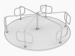 Merry-Go-Round Carousel 08 Model 3D
