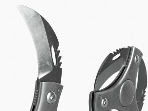 Ninja Shuriken Circular Dagger Shinobu 3D Модель