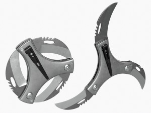 Ninja Shuriken Circular Dagger Shinobu 3D Модель