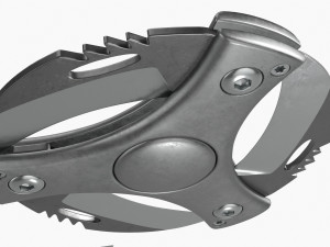 Ninja Shuriken Circular Dagger Shinobu 3D Модель
