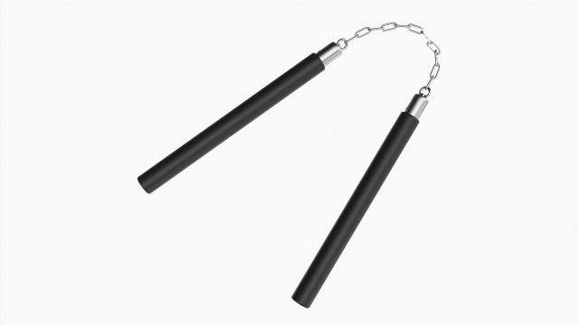 Nunchaku Chain Light Plastic 3Dモデル .c4d .max .obj .3ds .fbx .stl .blend 