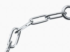 Nunchaku Chain Light Plastic 3D Model