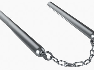 Nunchaku Chain Metal Modelo 3D