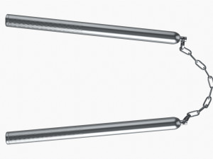 Nunchaku Chain Metal Modelo 3D
