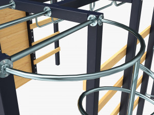 Outdoor Playground Mountain Stairs Set Modèle 3D