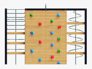 Outdoor Playground Mountain Stairs Set Modèle 3D