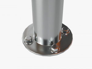 Outdoor Playground Slide 3D Model