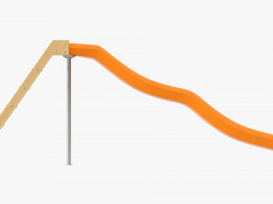 Outdoor Playground Slide 3D Model