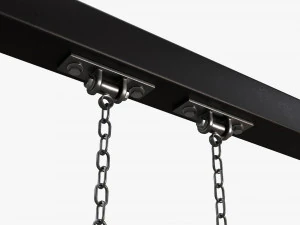 Outdoor Playground Swing Set 02 3D Model