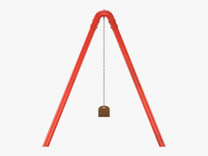 Outdoor Swing Single Modèle 3D