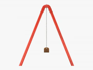 Outdoor Swing Single 3D Model