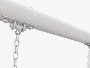 Outdoor Swing Single 3D Model