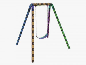 Outdoor Swing Single Modèle 3D