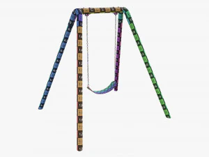 Outdoor Swing Single 3D Model