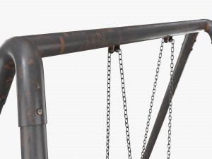 Outdoor Tire Swing 01 Modello 3D