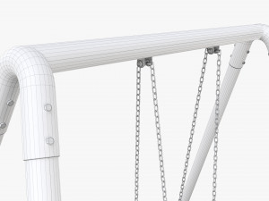 Outdoor Tire Swing 01 Modello 3D