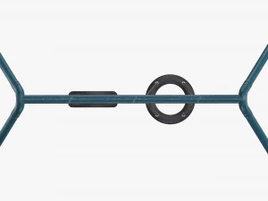 Outdoor Tire Swing 02 3D Model