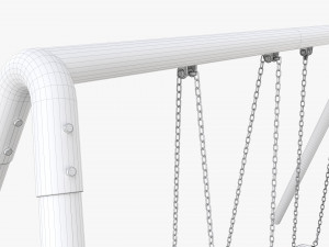 Outdoor Tire Swing 02 3D Model